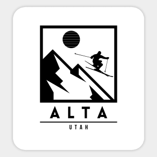 Alta Utah United States ski Sticker